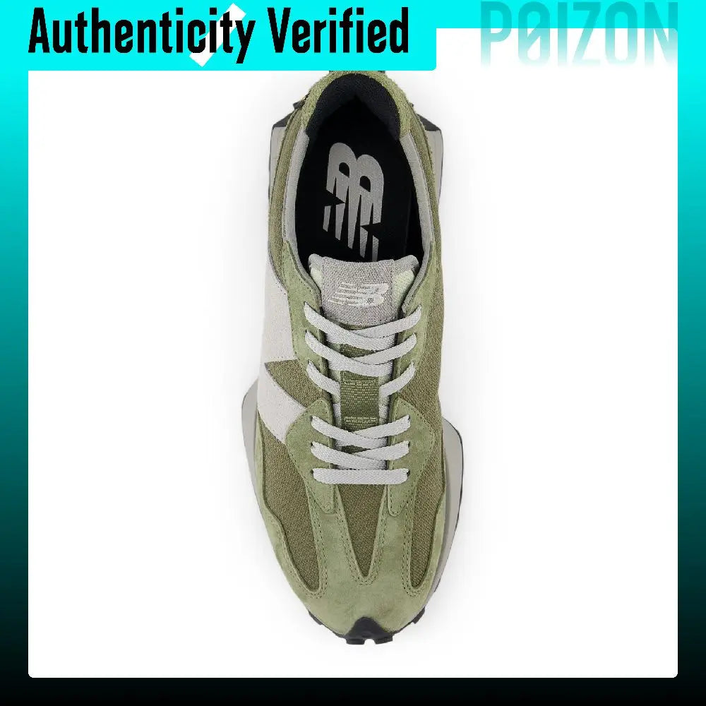 New Balance NB 327 Leather Low top Running Shoes Men's Green U327OB