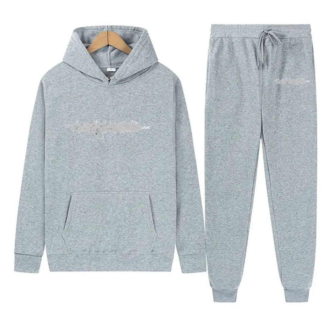 Faded Text Distressed Wordplay Fun Fashion Prevalent Print Hooded Men Women Plus Size Hoodies - ATFH