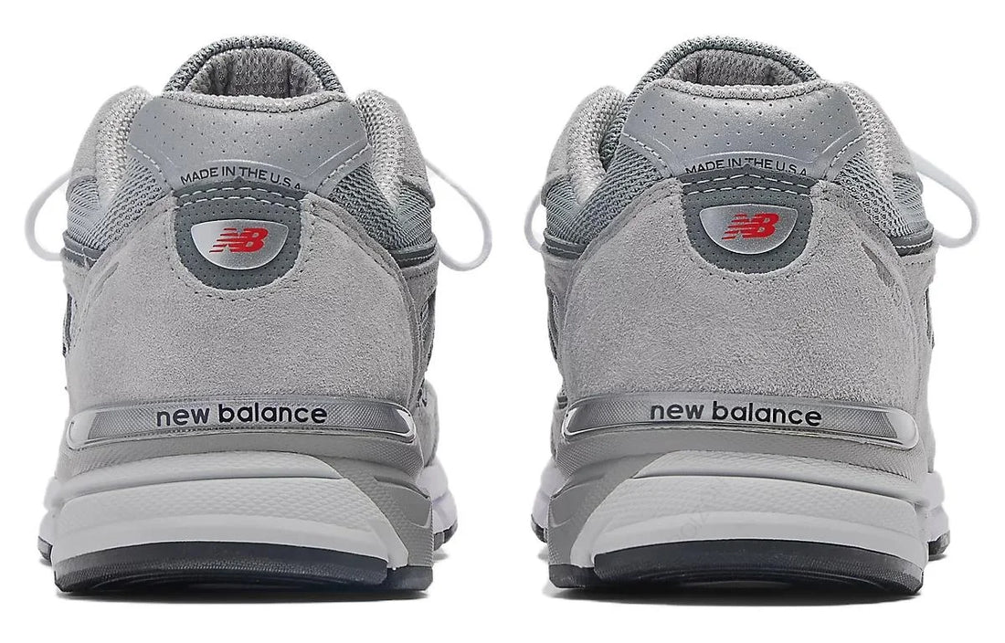 New Balance NB 990 V4 Cushioning Abrasion Resistant Low top Casual City Commuting Running Shoes Unisex Gray U990GR4