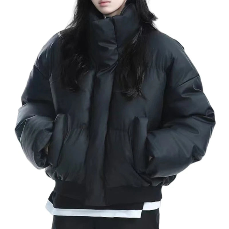 Foreign Style Korean Style Casual Cotton-padded Clothes Thermal Jacket Winter Fashion Down Thickened Parkas Women's High Street ATFH