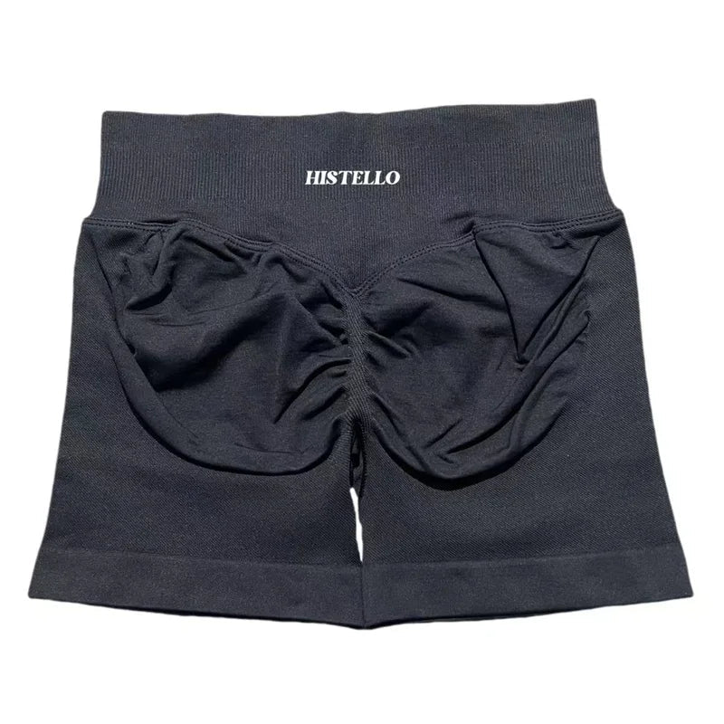HISTELLO Sports Shorts Df Substitute High Waist Women Yoga Workout Short Seamless Leggings Stretch Fitness Running Gym Shorts Tahsi Fashion House