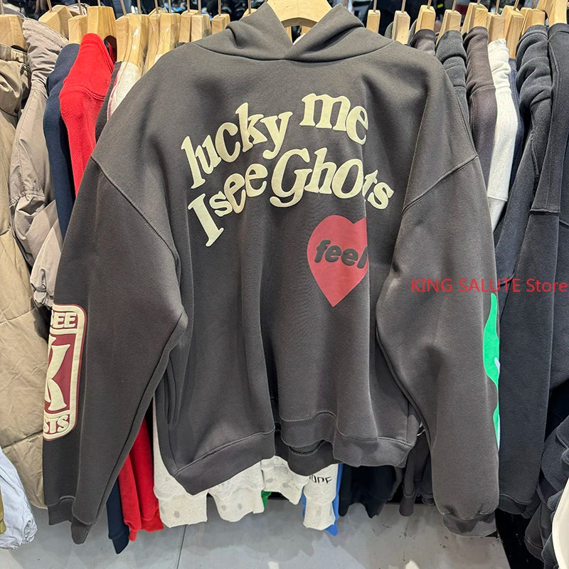 CPFM LIVE KANYE Street Fashion American Style Casual Plush Loose Men Women Hoodie - ATFH