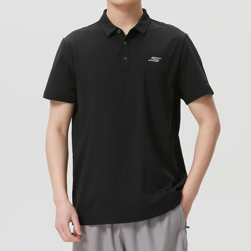 Skechers Men's Sportswear Fitness Breathable Polo Shirt Short-Sleeved T-Shirt P226M216-03K8