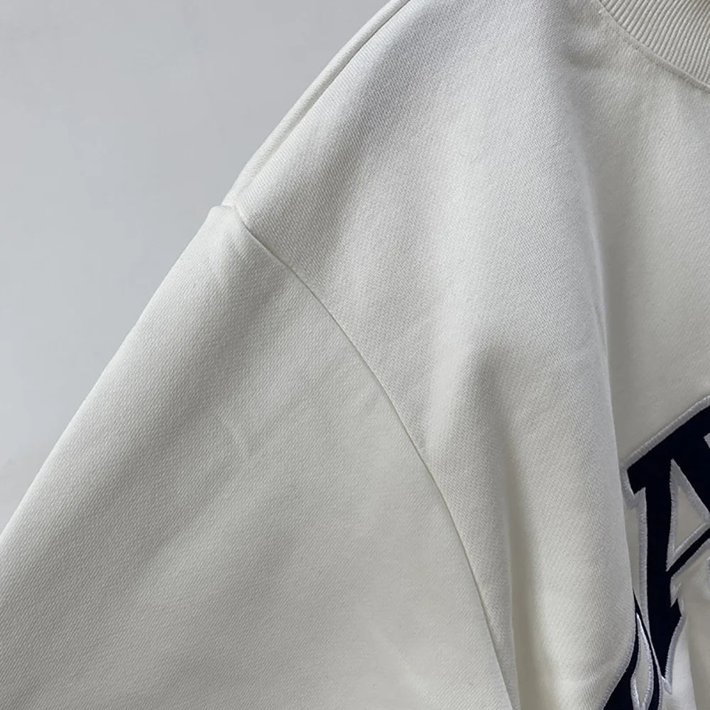 Rowan AAPK-Y002 Women O-Neck Long Sleeve Female Pullover Letter Embroidery Sweatshirts Vintage Casual Sports Lady Top 2026 - ATFH