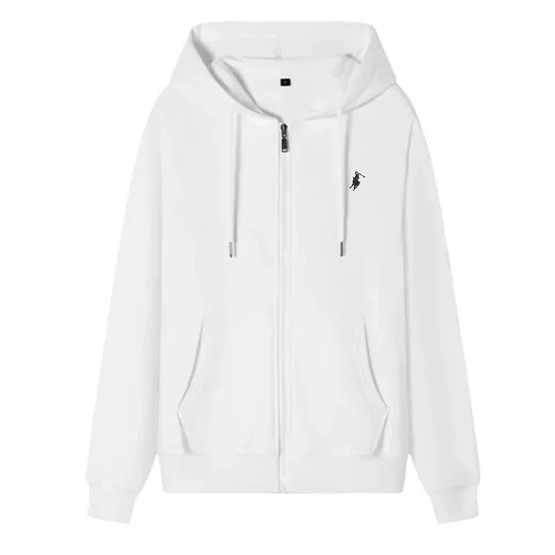 2025 New Fashion Men's Autumn and Winter Leisure Hooded Sports Sweatshirt Warm Sweatshirt - ATFH