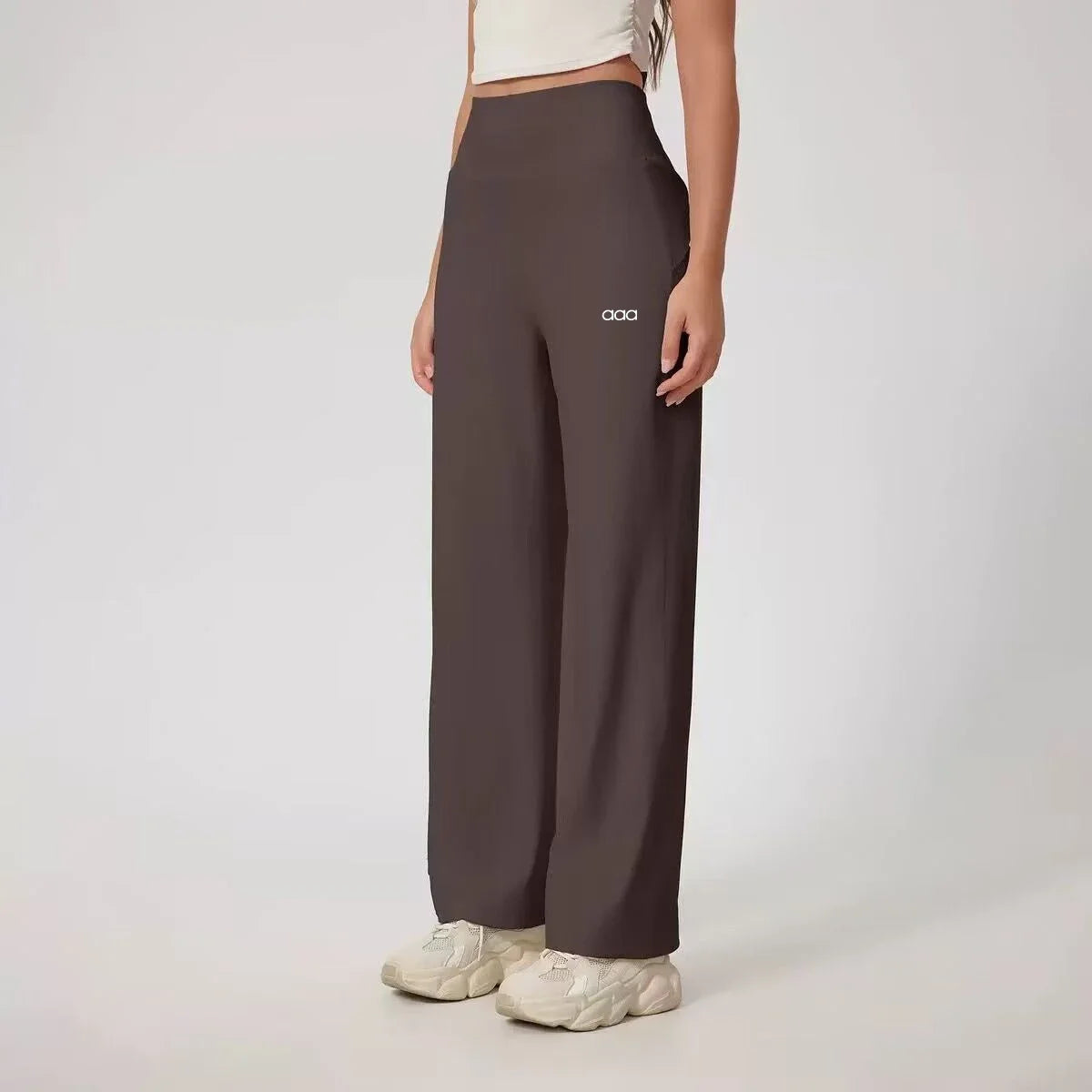 2026 Women's Four Seasons Leisure Sports Loose High Waist Wide Leg Yoga Fitness Quick Drying Pants