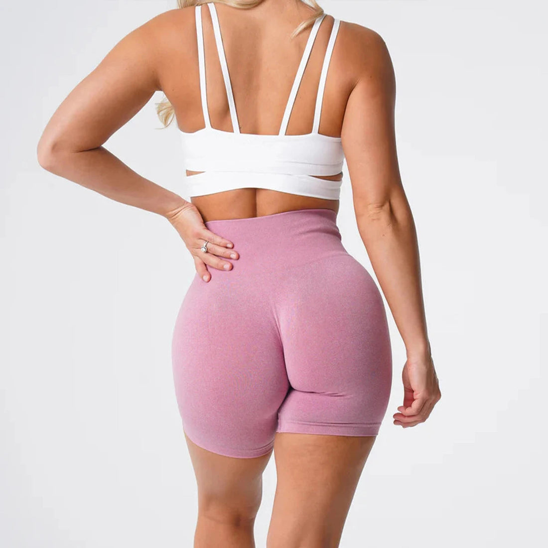 Pro Spandex Shorts Woman Fitness Elastic nv navigation Sports Running Yoga pants  tight pants cycling shark pants Tahsi Fashion House