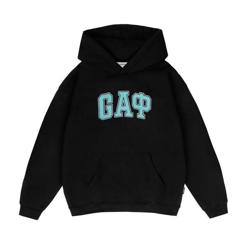 Y2k Gothic Punk Black Letter Printed Pullover Hoodie Men And Women Fashion Harajuku Retro Oversized Long Sleeve Tops - ATFH