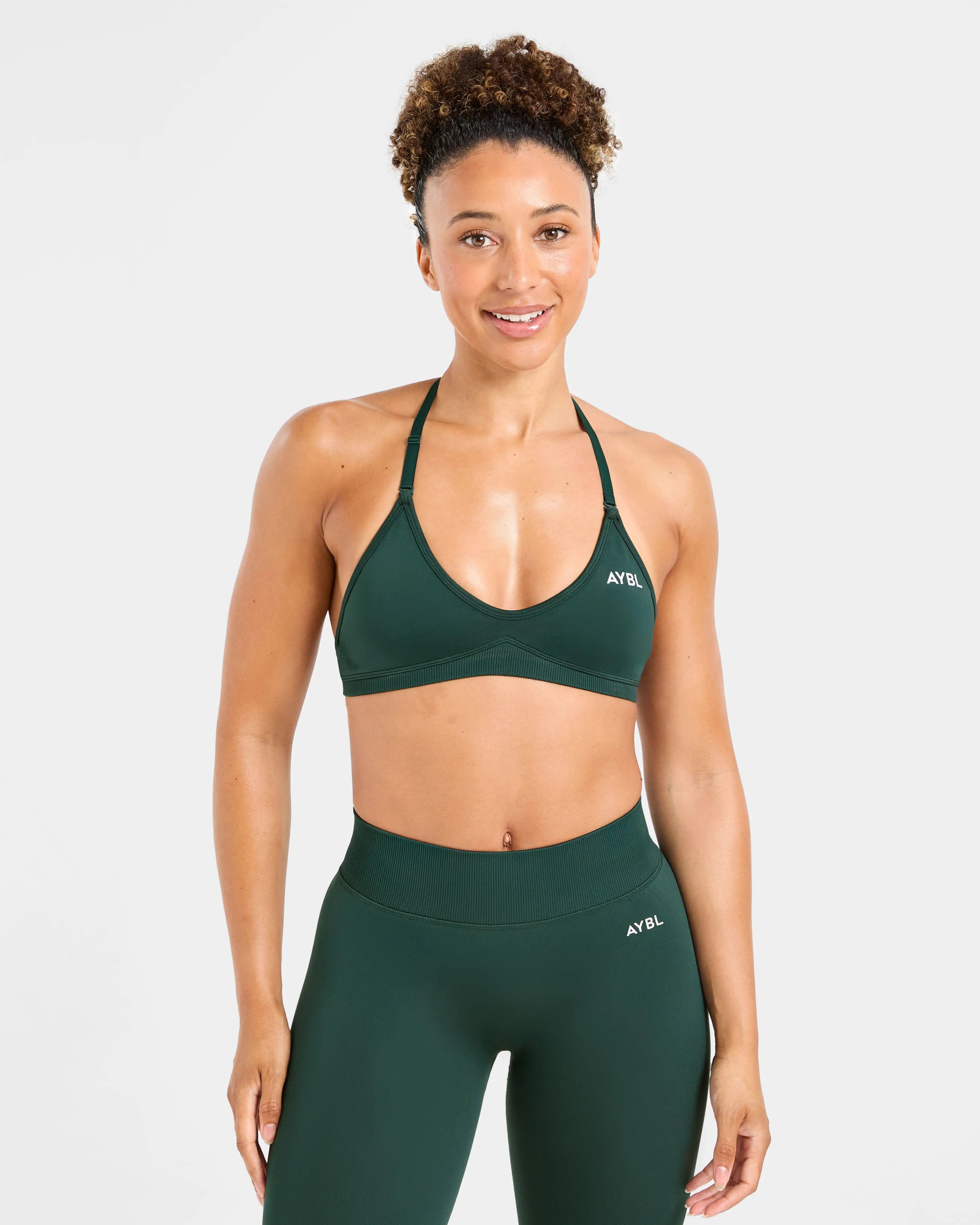 2 Pieces Set Adapt Seamless Strappy Sports Bra Leggings Set Yoga Fitness Set Women Workout Running Sports Leggings Gym Suit - ATFH