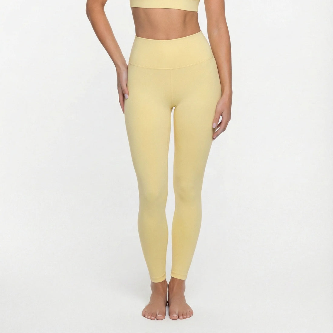 Backless Hollow-out Waistcoat Yoga Clothes High Waist Leggings Bras For Women Slimming Fit Running Workout Fitness Sportswear - ATFH