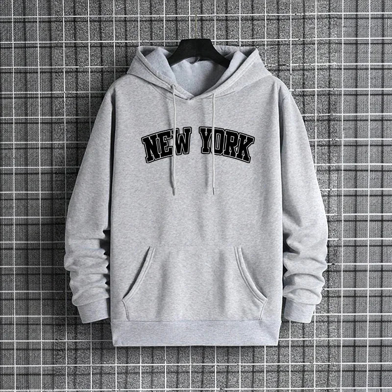 2026 Hot Sale Mens Sportswear 2pcs Set Hoodie and Sweatpants Autumn Winter Daily Casual Sporty Jogging Suit Urban Fashion Outfit - ATFH