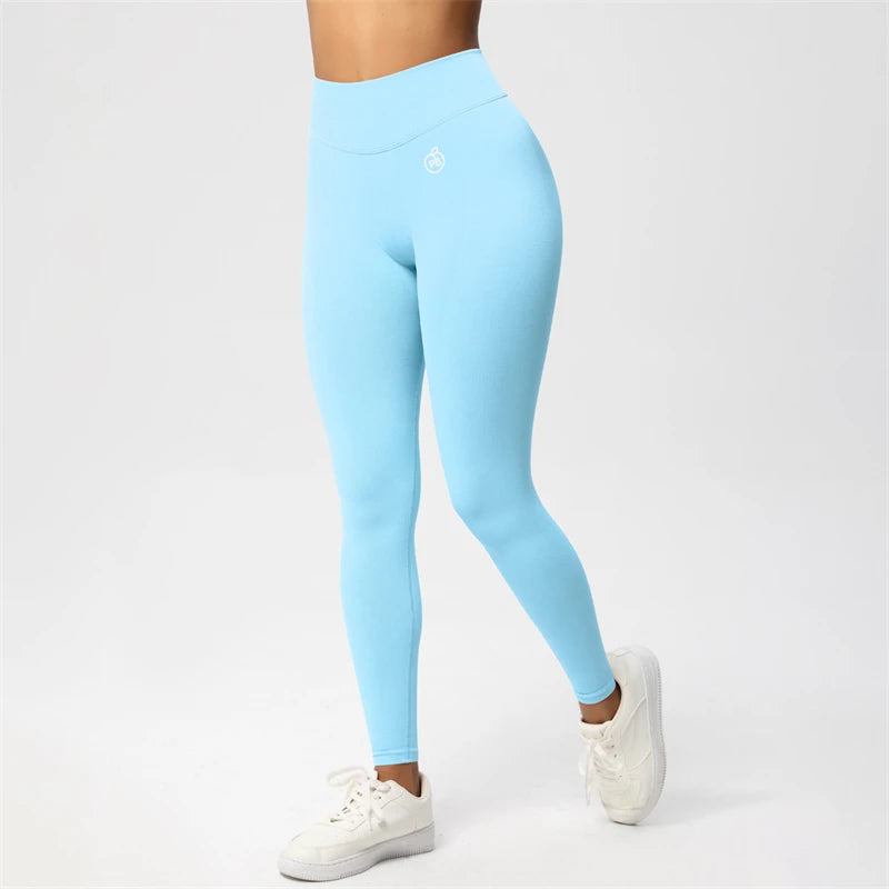 Women BUM Shaping Leggings Seamless Sport Yoga Pants Leggings Sport Hip Lifting Yoga Gym Running Quick Dry Pants Scrunch Butt - ATFH