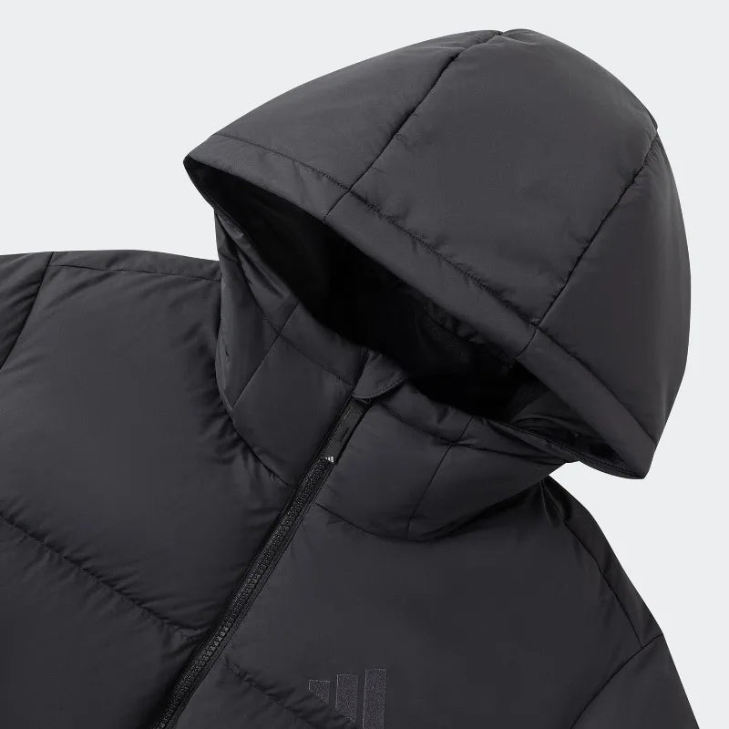 Adidas Winter New Women's Loose Hooded Bread Down JV6192