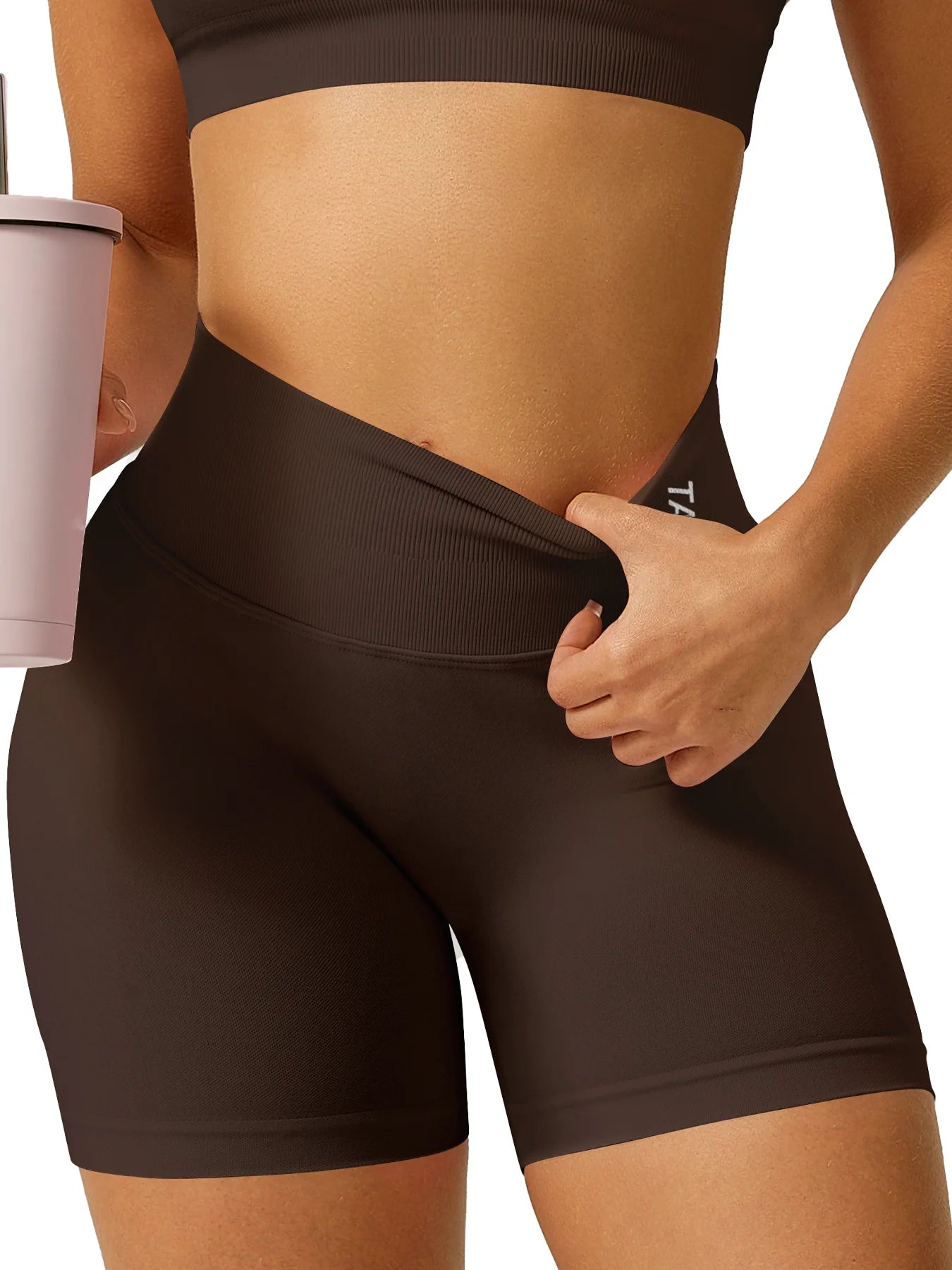 TAYOEA New hot-selling: women’s high-waist compression biker shorts, stay-put anti-roll waistband; seamless stretch with strong rebound, sweat-wicking quick-dry breathable, squat-proof, anti-chafe, butt-lift shaping, f Tahsi Fashion House