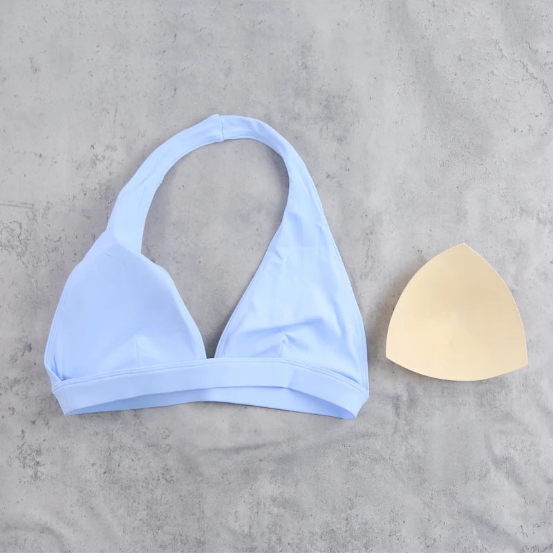 DIAS FIT JOY -Neck Hanging Neck Naked Feeling Yoga Bra for Running Fitness Cycling - Breathable Comfortable Sports Bra for Women - ATFH