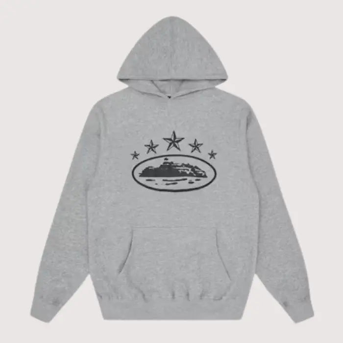 Men Women Streetwear Hoodie Vintage Island Graphic Print Hooded Sweatshirt Loose Oversized Pullover Hip Hop Street Casual Tops