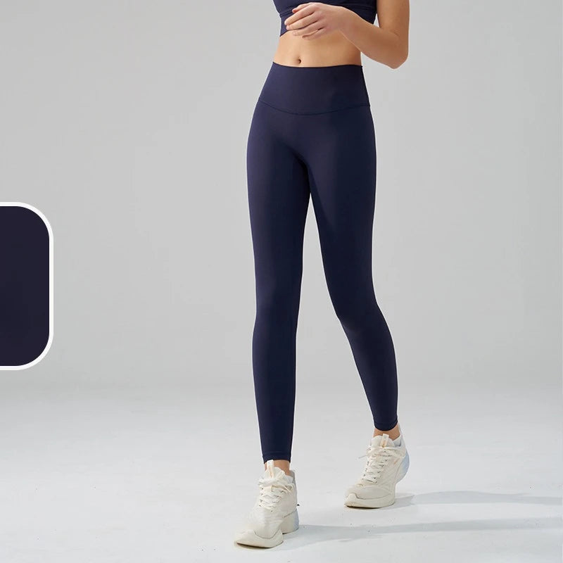 Women's 38 Colors Naked Feeling Yoga Leggings Women Sports Pants Tights Seamless Sport Femme Gym Leggins Workout Fitness Pants ATFH