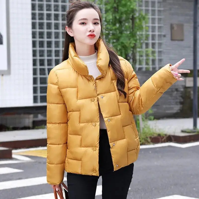 Oversize Winter Puffer Jackets For Women Female Korean Loose Long Sleeve Coats Woman Parkas Fashion Warm Coats And Jackets Women ATFH