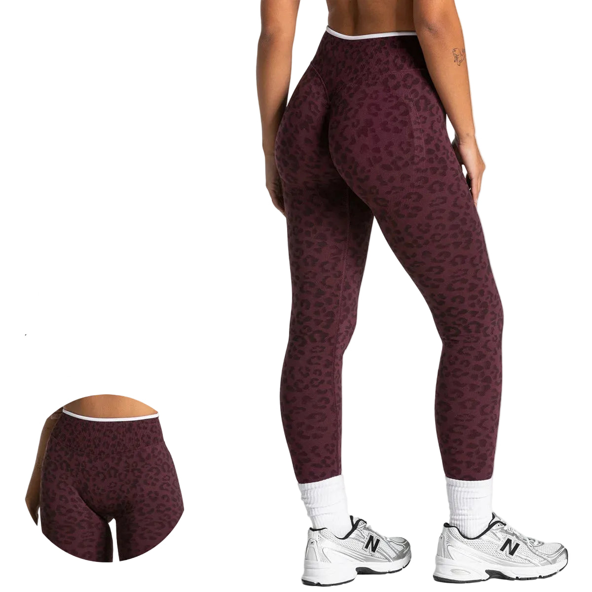 Yoga Sporty Leggings For Women Fitness Women's Leggings Sports Tights Pants Sportswear Woman Gym Trousers Yoga Workout Clothes - ATFH