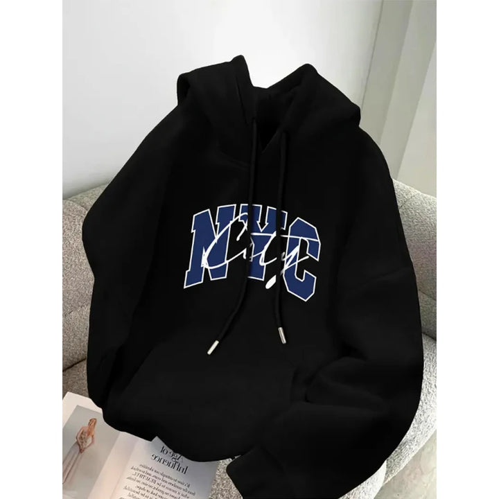 Hoodie Sweatshirt Men's Winter Loose Outerwear Youth New Style Overhead Clothing Male Fashion Spring Autumn - ATFH