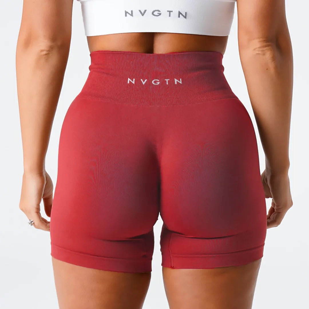 Cross-border seamless knitted yoga pants, outdoor sports shorts, high-waisted fitness leggings, women's three-quarter pants Tahsi Fashion House