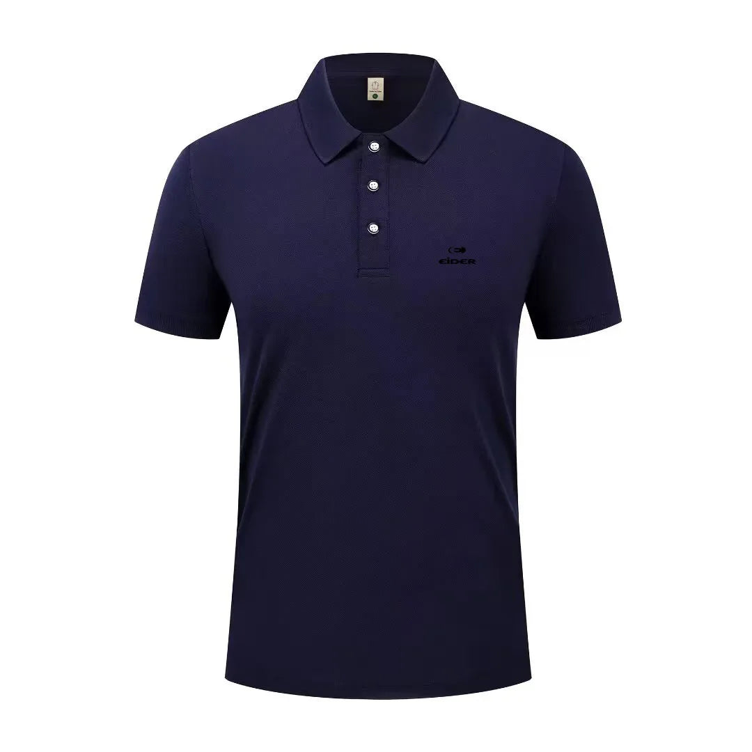 Basic solid color short sleeved polo shirt for men and women, summer polo shirt top, daily casual style, machine washable,