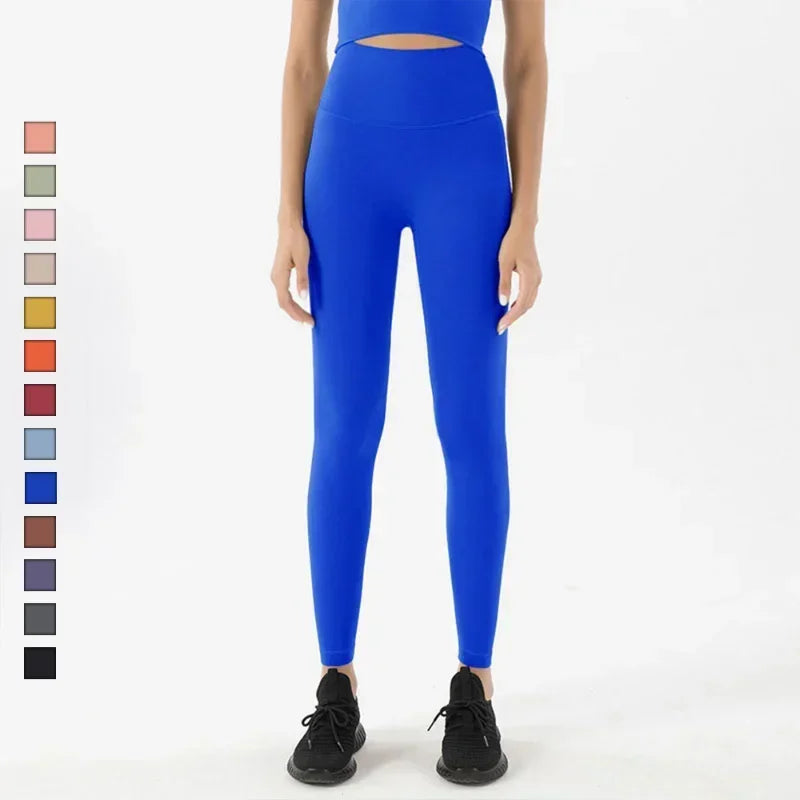 Yoga Leggings for Fitness Legging Sport Femme Back Pocket Pants Female Buttery Soft High Waist Leggins Push Up Gym Tights Women ATFH