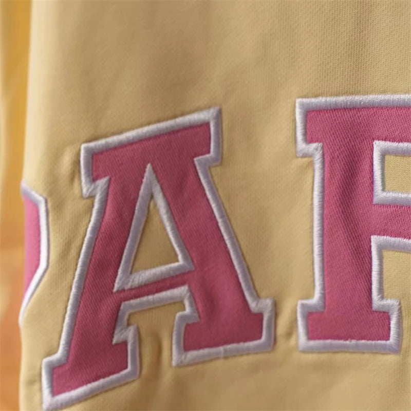 New America Style Women O-Neck Long Sleeve Pullover Letter Embroidery Sweatshirts Vintage Casual Sports Lady Top 2026FW - ATFH