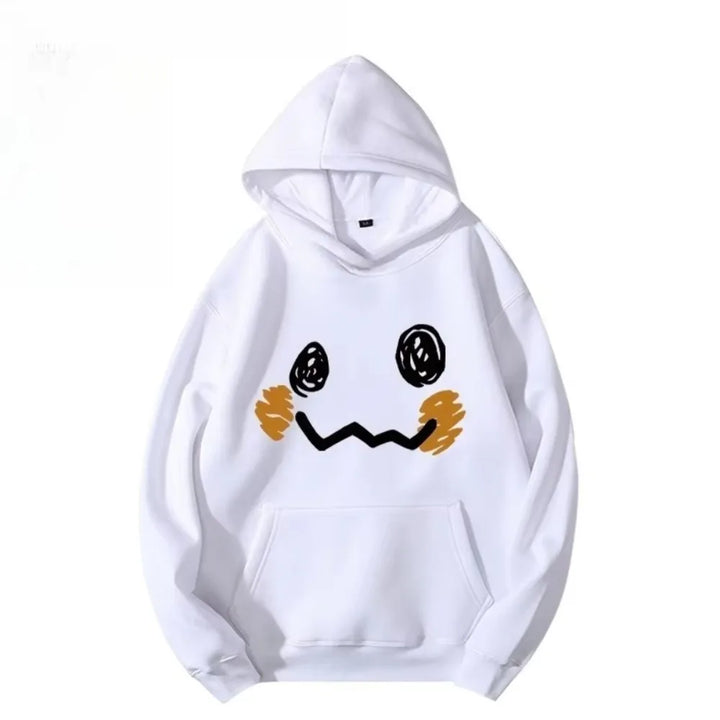 Men's New Pokémon Cute Mimikyu Printed Cotton Hoodie for Men and Women Autumn and Winter Harajuku Trend Loose Casual Sweater Top - ATFH