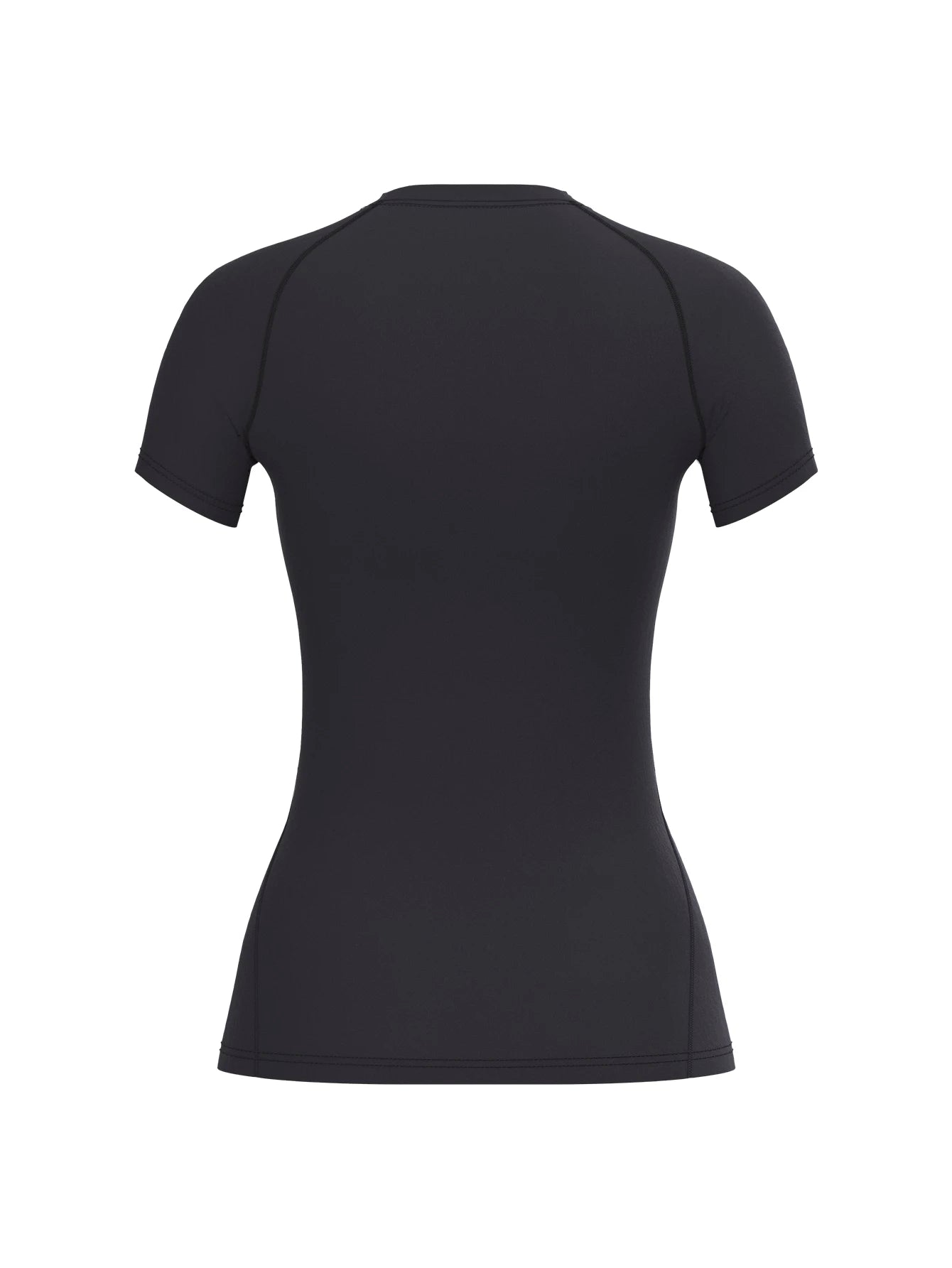Women's compression shirt, short-sleeved sports yoga running T-shirt summer gym workout quick-drying stretch T-shirt, clothing - ATFH