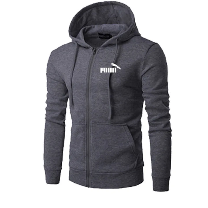 Autumn Men Sweatshirts Long Sleeve Jacket Hoodie Zipper Closure Jacket Male Hoodies Sweatshirt Slim Fit Male Clothing - ATFH