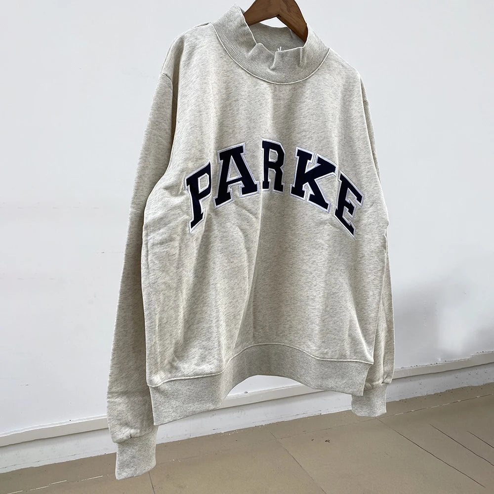 Rowan AAPK-Y018 Women O-Neck Long Sleeve Female Pullover Letter Embroidery Sweatshirts Vintage Casual Sports Lady Top 2026 - ATFH