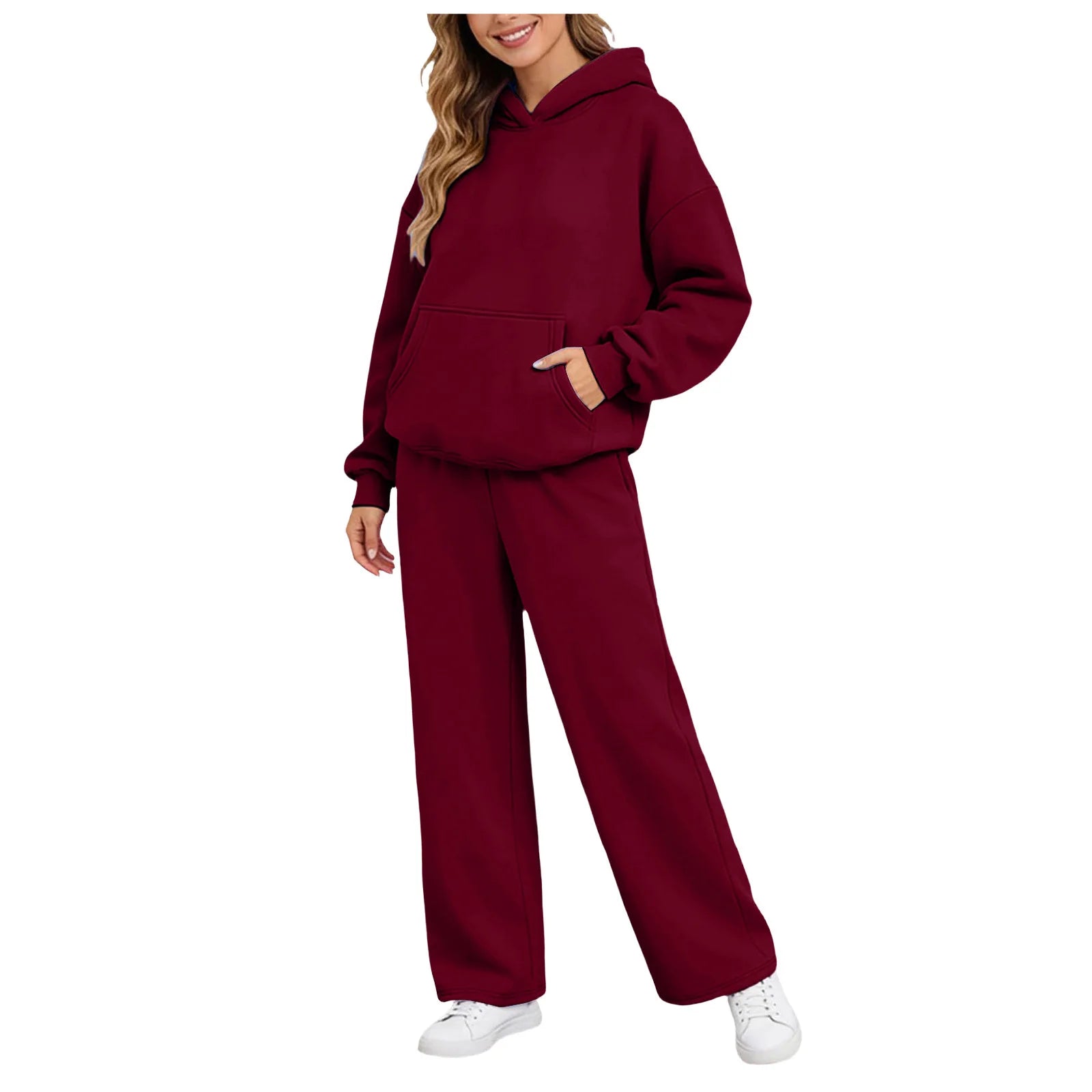 Women Jogging Bottoms Hoodie Tracksuit Sports Trousers Leisure Suit Set Hoodie Sweat Jacket Jogging Suit With 1940s Jumpsuit
