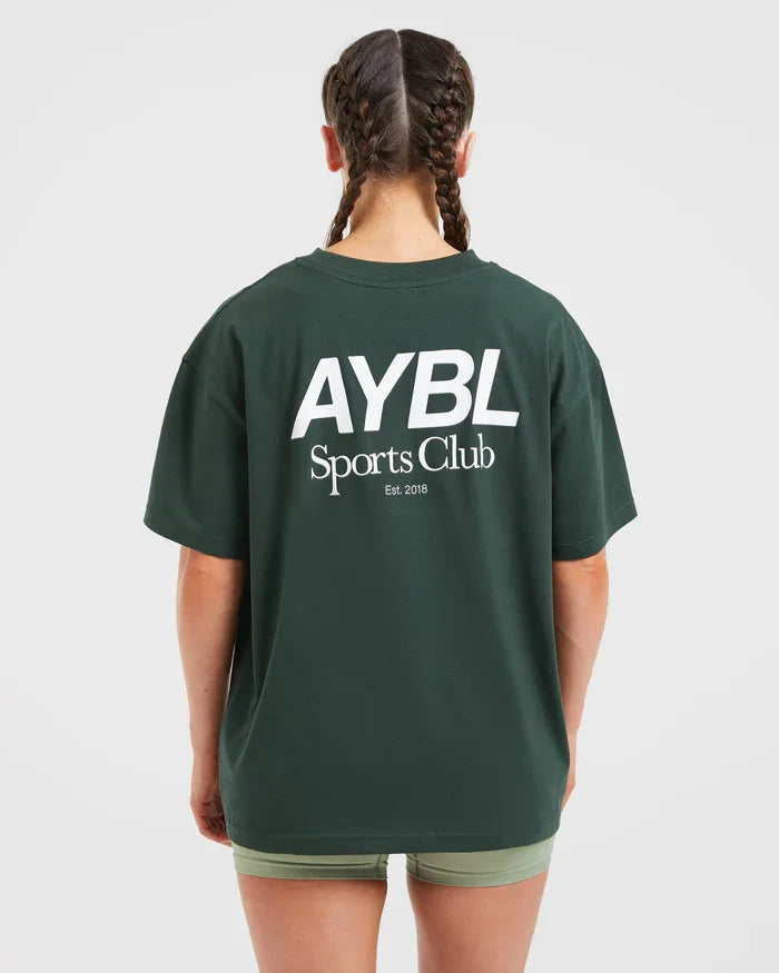 New Arrival Sports Club Oversized T Shirt Breathable Tee Top Fitness Short Sleeved T-Shirt Crew Neck T Shirt Tops Unisex Tee - ATFH