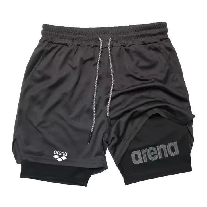 Men's Summer Gym Shorts Breathable Quick Dry Beach Surfboard Exercise Sports Casual Lightweight Running Pants
