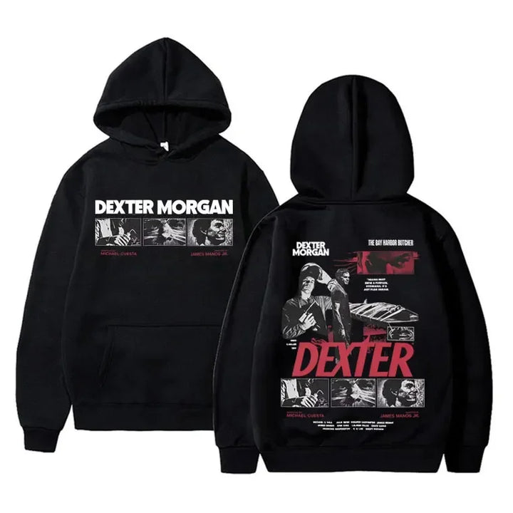 New TV Program Dexter Morgan Bay Harbour Butcher Men's Autumn Winter Casual Fashion Retro Loose Warm Trendy Sportswear - ATFH
