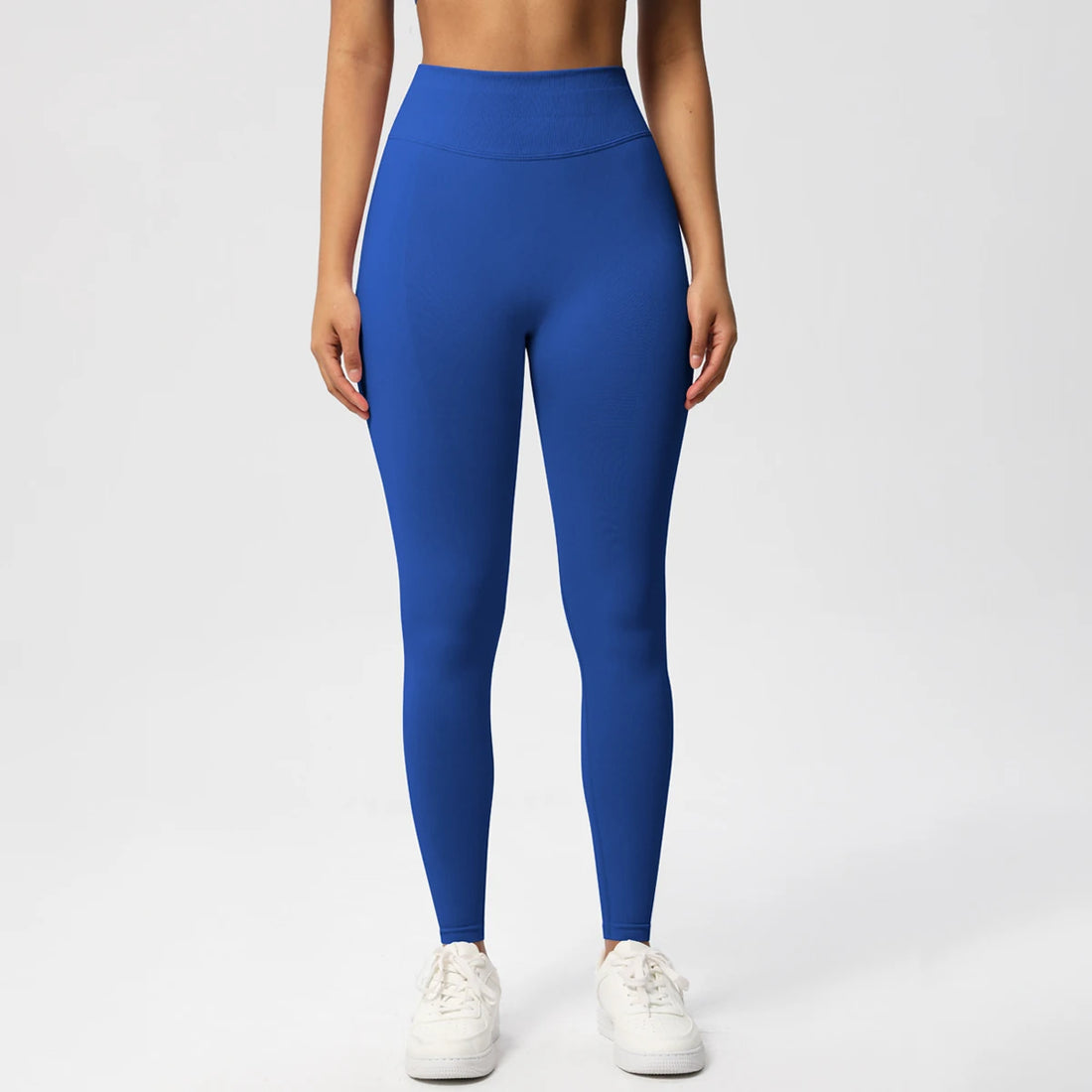 Seamless Women Solid Waist Yoga Pants Three-section Waist Sexy Hip-lifting Tight Sports Pants Fitness Exercise Yoga Pants - ATFH