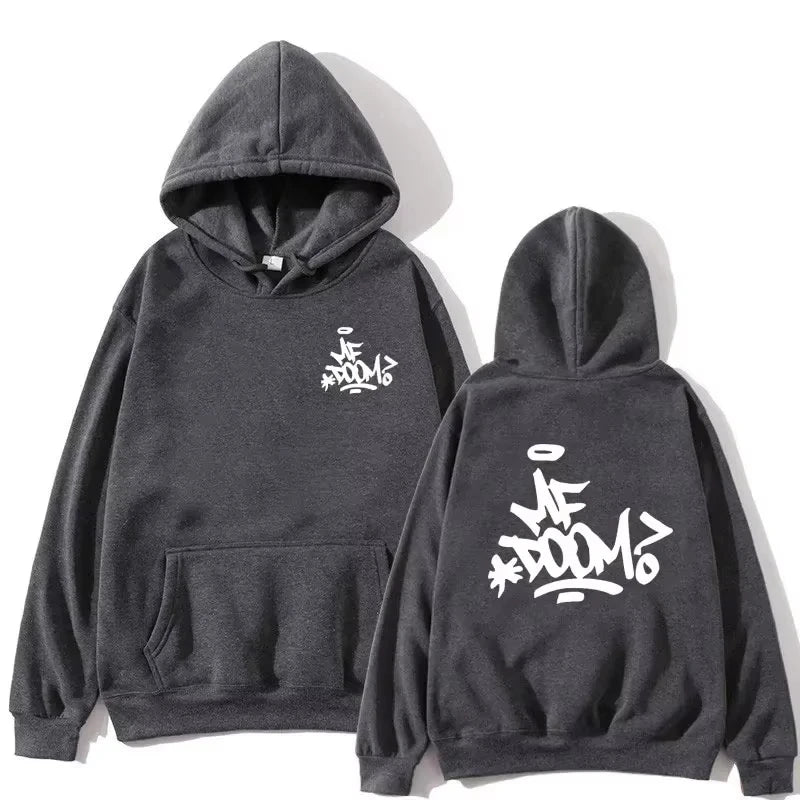Spring and Autumn New Rapper MF Doom Madvilla Men's Hooded Hoodie Harajuku Women's Hip Hop Casual New Style