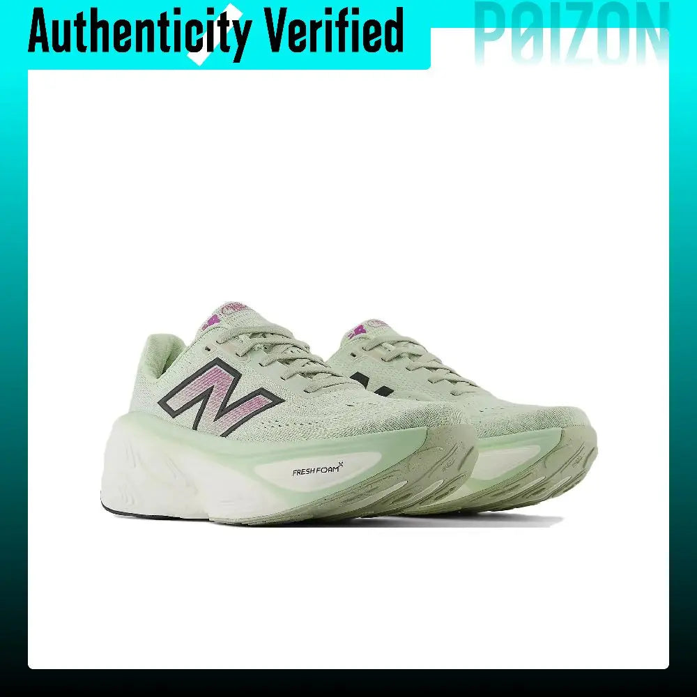 New Balance NB Fresh Foam X More V5 Low top Running Shoes Women's Light Green WMORLM5