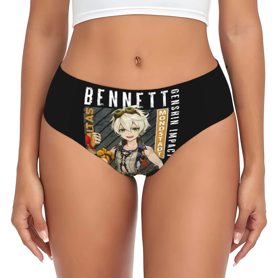 Anime Genshin Impact Brief Panties Women's Comfort Stretch Manga Kawaii  Underwear
