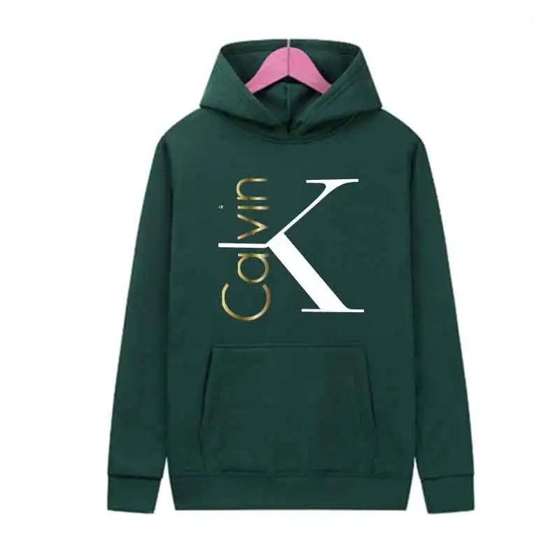 Letter Pattern Unisex Hooded Sweatshirts Daily Casual Hoody Top Spring Autumn Long sleeves Adult Hoodies Fashion Men's Clothes - ATFH