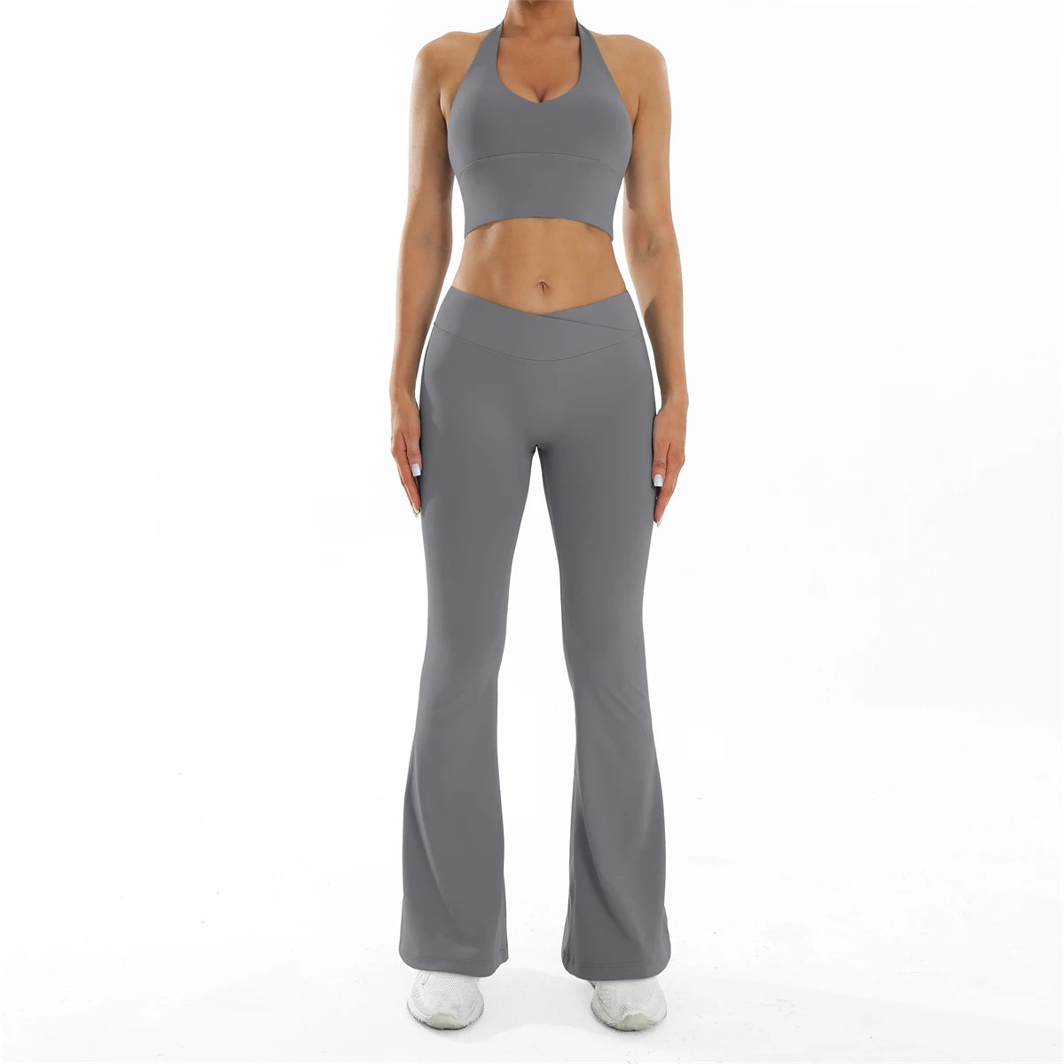 Sport Bra Gym Leggings Set Women's Tracksuit Yoga Clothing Dance Sport Set Female Training Suit for Fitness - ATFH