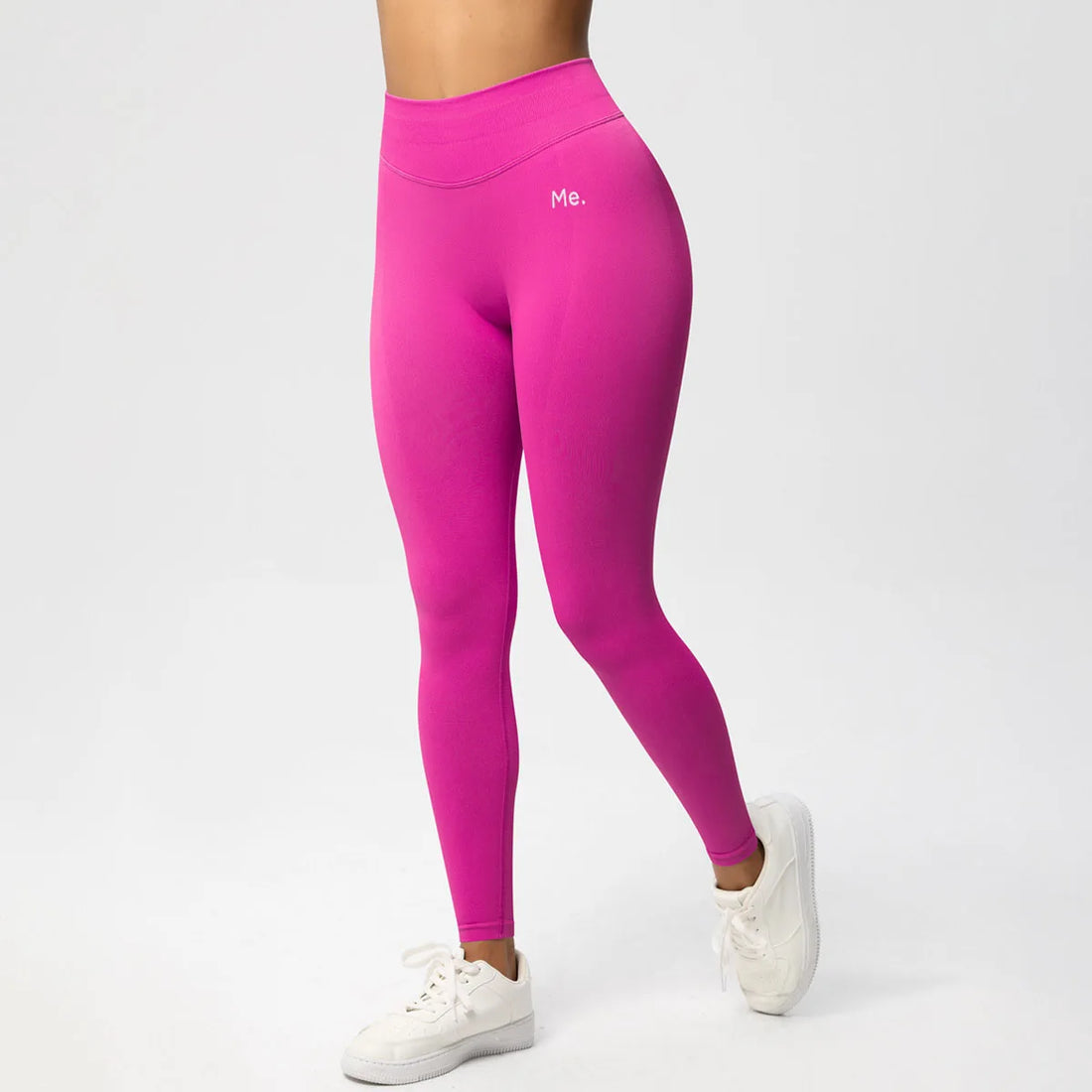 BetterMe New High Waist Solid Leggings Women Seamless Fitness Yoga Elastic Leggings Push Up Butt Knit Fashion Gym Workout Pants - ATFH