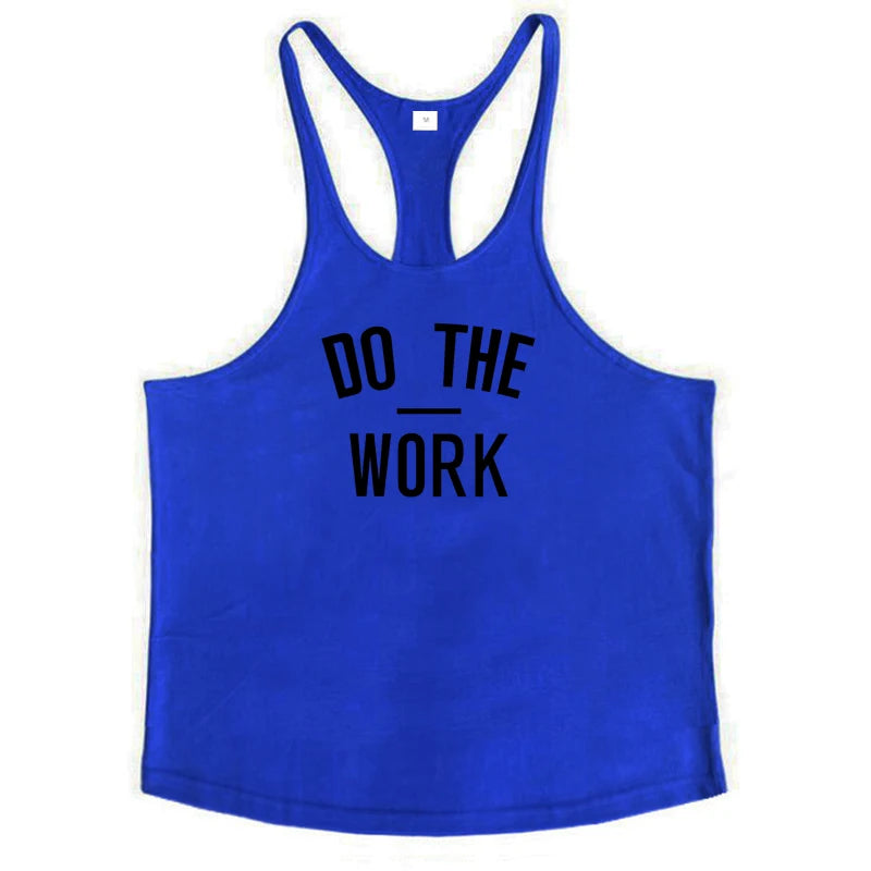Running Vests Men Cotton Loose Fit Gym Stringer Tank Tops Mens Fitness Sporting Singlets Bodybuilding Sleeveless Shirt Clothing