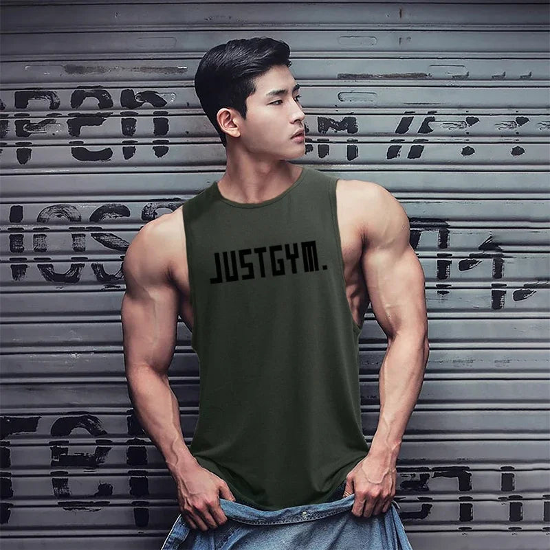 Brand Workout Sporting Stringer Clothing Comfortable Fashion Fitness Singlets Korean Gym Muscle Sleeveless Shirt Mens Tank Top