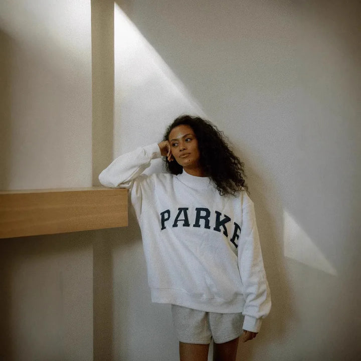 Women's Y2K Harajuku Long Sleeved Shirt Casual Sportswear Street Daily Solid Oversized round Neck Top Loose Jacket - ATFH