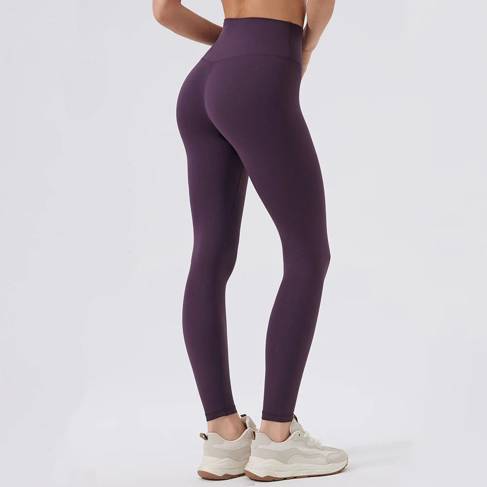 Women Back Waist Pocket High Waist Yoga Legging Women Sport Cropped Pants Butter Athletic Gym Comprehensive Training Jog - ATFH