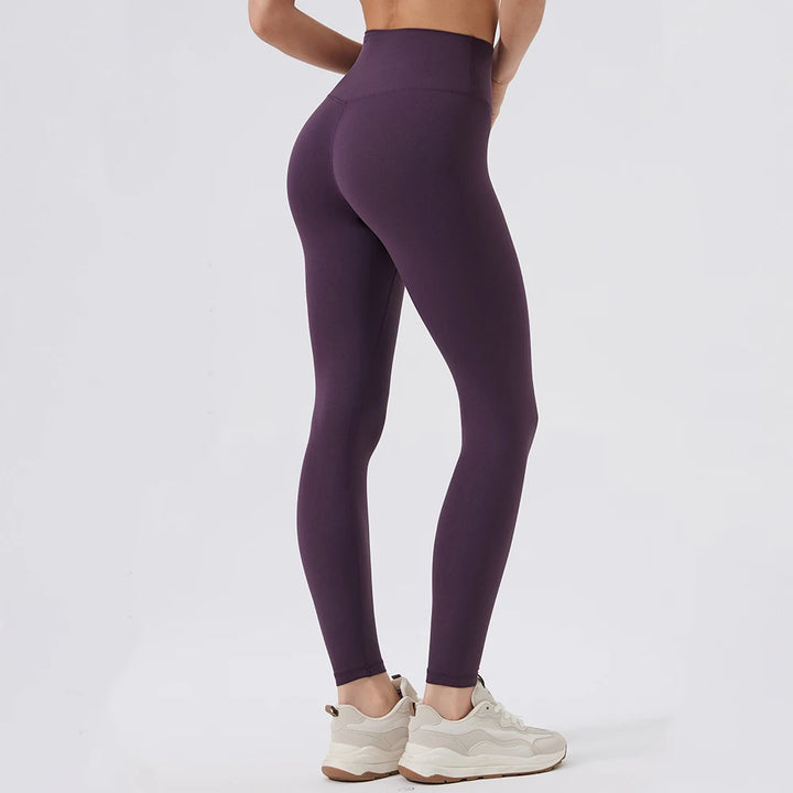 Women Back Waist Pocket High Waist Yoga Legging Women Sport Cropped Pants Butter Athletic Gym Comprehensive Training Jog - ATFH