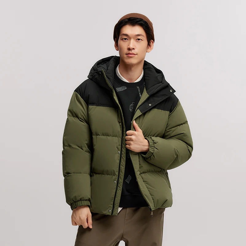Semir Down Jacket Men Waterproof Windproof 2026 Winter New Shoulder-Fitting Outerwear Couple Down Jacket