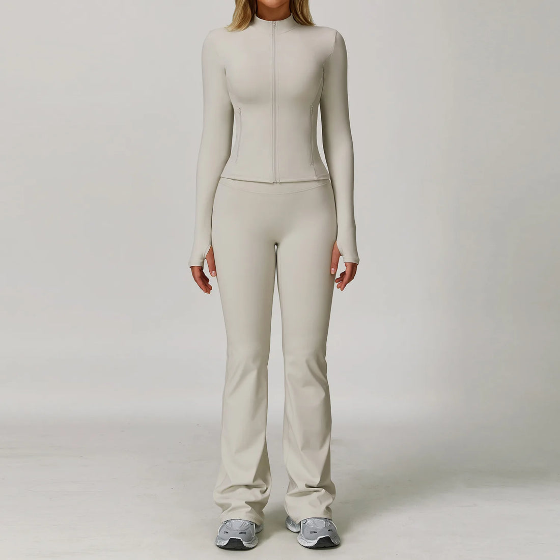 2/3PCS Yoga Suit Sports Set Gym Set Women Tracksuit Running Workout Clothes Long Sleeve Sports Bra Athletic Wear Yoga Clothing - ATFH